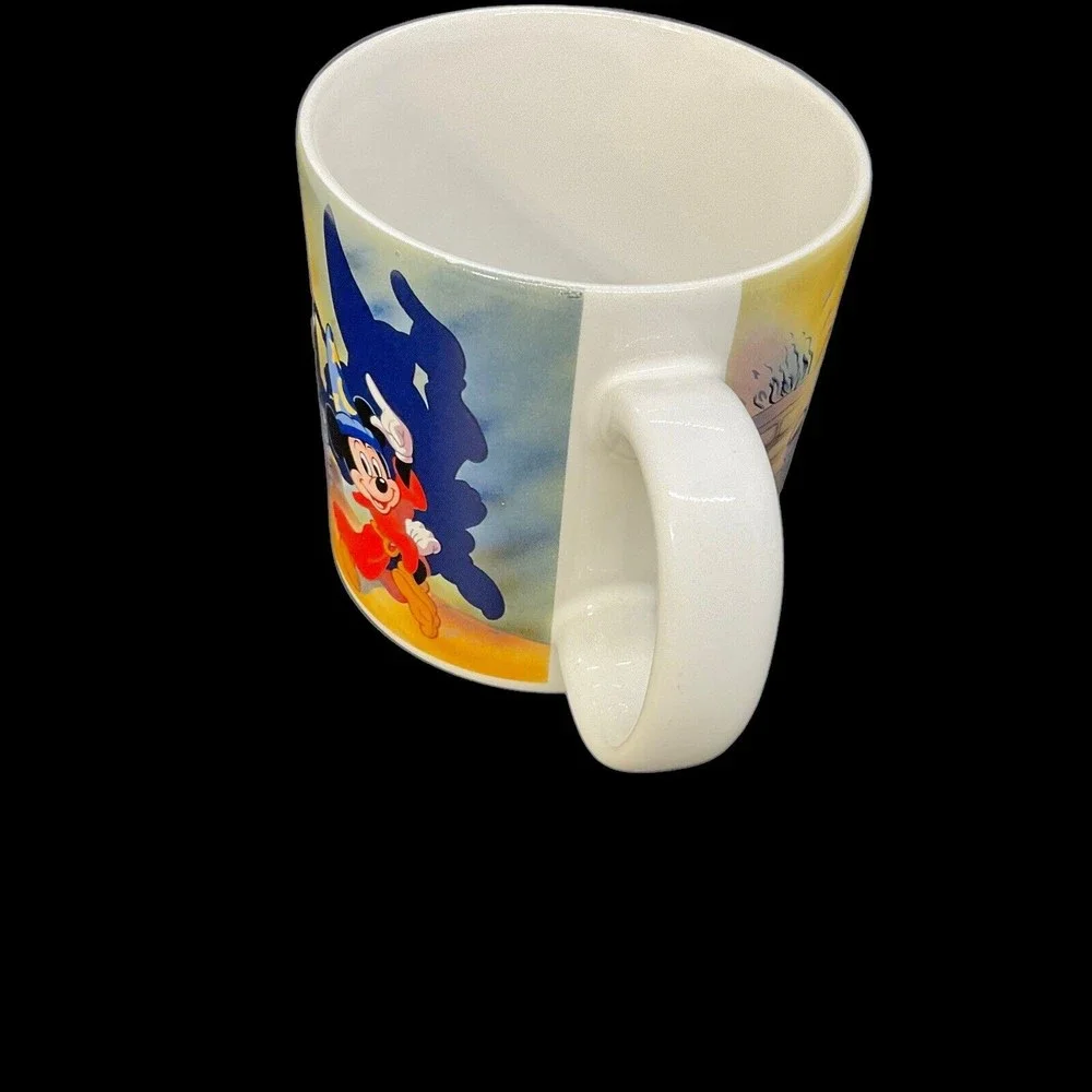 Disney Fantasia Mickey Mouse Sorcerer's‎ Dancing Broom Coffee Mug Cup